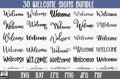 Welcome SVG Bundle - Welcome Sign SVG File SVG Old Market 