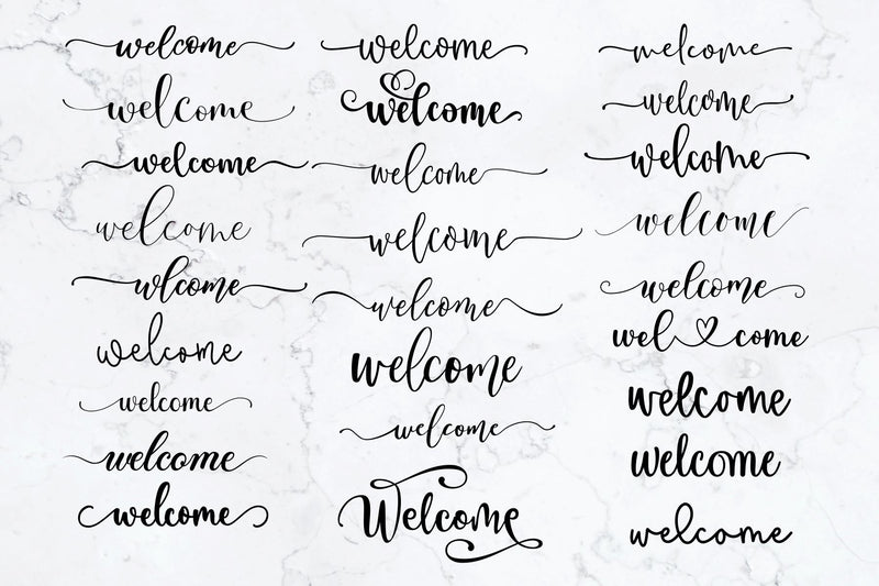 Welcome SVG Bundle, Welcome Sign Svg, Home Svg, Farmhouse Svg , Welcome ...