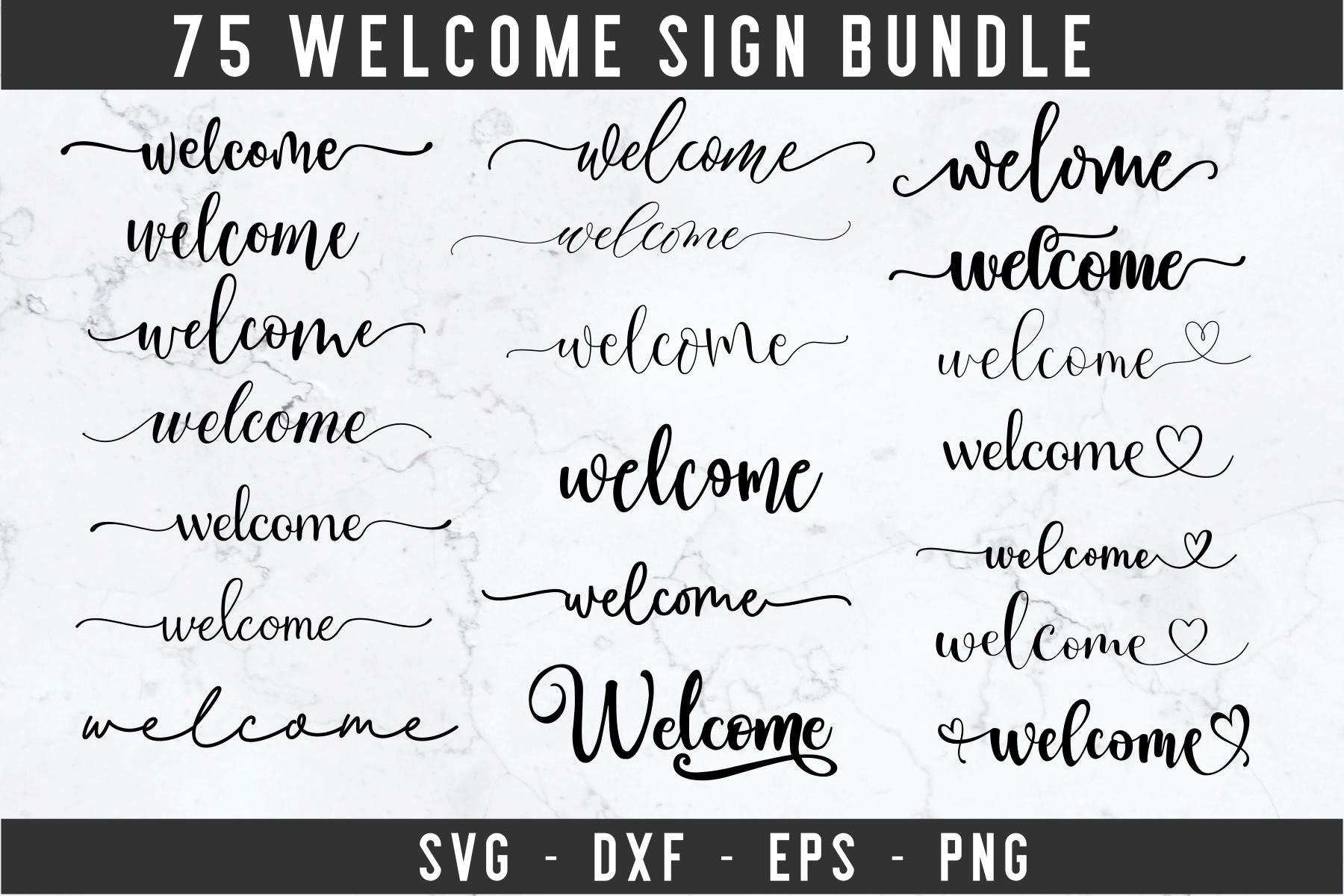 Welcome SVG Bundle, Welcome Sign Svg, Home Svg, Farmhouse Svg , Welcome ...