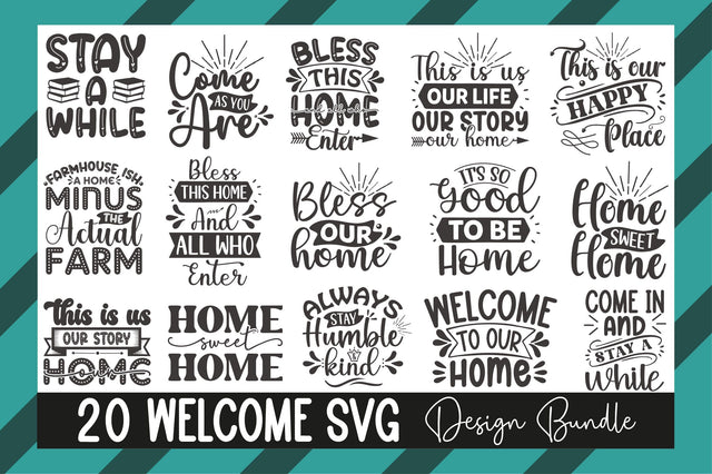 Welcome Svg Design Bundle SVG Rupkotha 