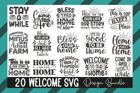 Welcome Svg Design Bundle SVG Rupkotha 