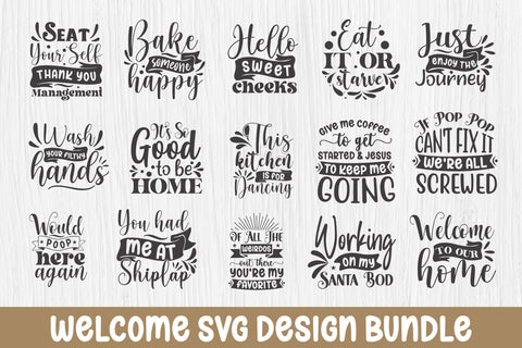 Welcome SVG Design Bundle SVG Rupkotha 