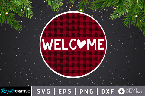 Welcome SVG Design SVG Regulrcrative 