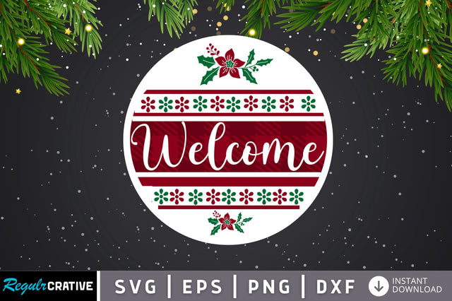 Welcome SVG Design SVG Regulrcrative 