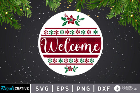 Welcome SVG Design SVG Regulrcrative 