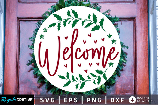 Welcome SVG Design SVG Regulrcrative 