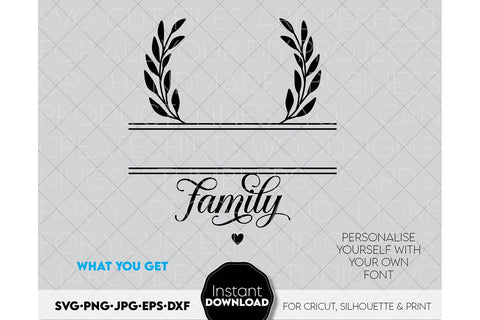 Welcome SVG , Family Sign SVG, Home Decor SVG, Front Porch Welcome Sign SVG, Last Name Monogram SVG SVG March Design Studio 