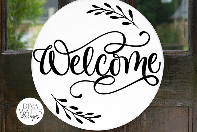 Welcome SVG | Farmhouse Design SVG Diva Watts Designs 