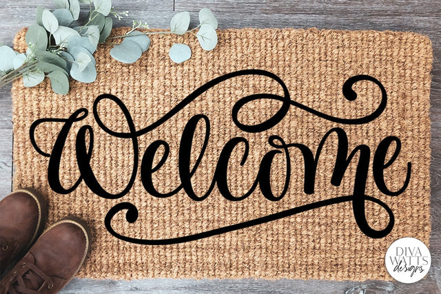 Welcome SVG | Farmhouse Design SVG Diva Watts Designs 