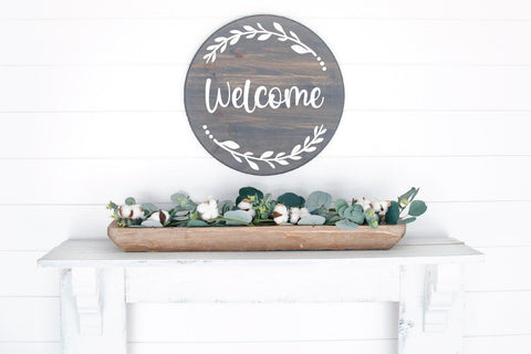 Welcome SVG File | Round Sign SVG SVG Old Market 