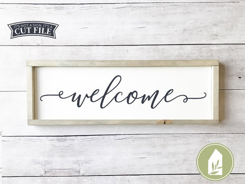 Welcome SVG | Home SVG | Farmhouse Sign Design SVG LilleJuniper 