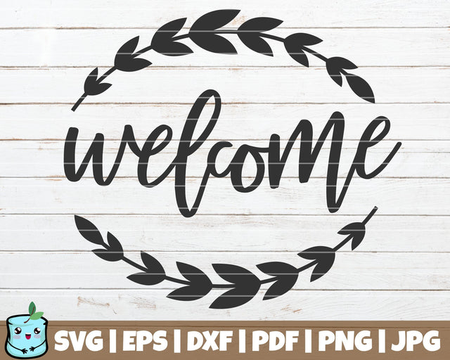 Welcome SVG MintyMarshmallows 