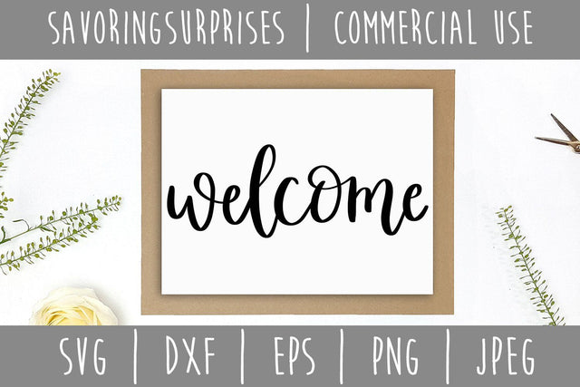 Welcome SVG SavoringSurprises 