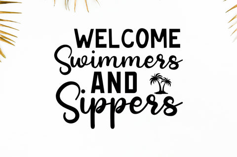 Welcome swimmers and sippers SVG SVG Regulrcrative 