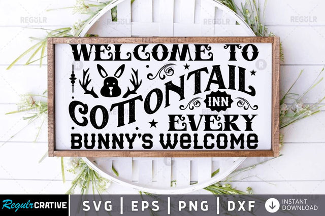 Welcome to cottontail inn every SVG SVG Regulrcrative 