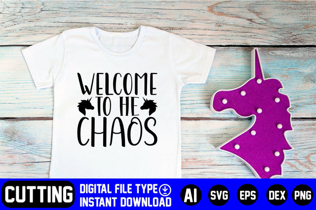 Welcome To He Chaos SVG CraftlabSvg29 