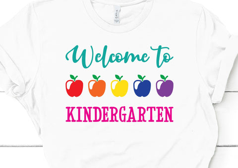 Welcome to Kindergarten Teacher School Face Mask SVG Design | So Fontsy SVG So Fontsy Design Shop 