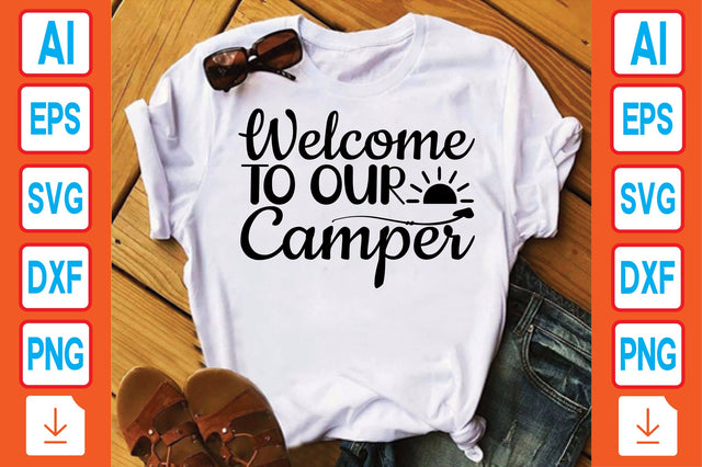 Welcome to Our Camper SVG Craftlabsvg24 