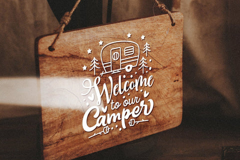 Welcome to Our Camper SVG SVG VectorSVGdesign 