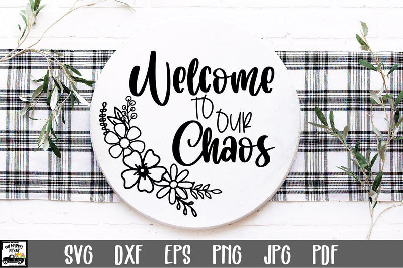Welcome to our Chaos SVG File | Round Sign SVG File SVG Old Market 