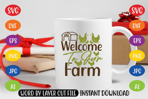 Welcome To Our Farm SVG CUT FILE SVG MStudio 