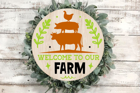 Welcome to our farm SVG Design SVG Regulrcrative 