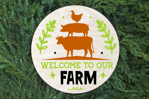 Welcome to our farm SVG Design SVG Regulrcrative 