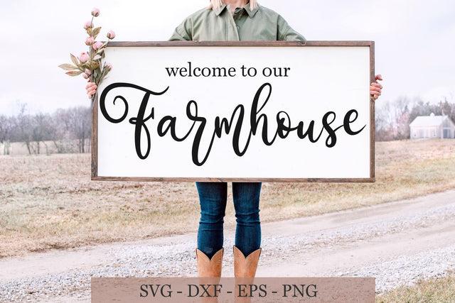 Welcome to our farmhouse svg cut file SVG Chamsae Studio 