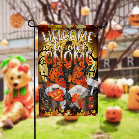 Welcome To Our Gnome Garden Flag - 12x18 Garden Flag Sublimation Design Download PNG File Instant Download Sublimation CaldwellArt 