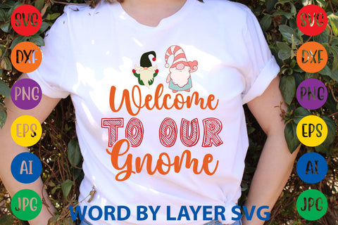 Welcome To Our Gnome, Gnome SVG SVG Rafiqul20606 