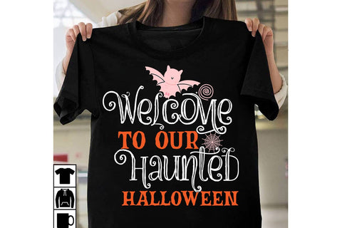 Welcome to Our Haunted Halloween SVG Cut File,Welcome to Our Haunted Halloween Sublimation PNG, Halloween SVG Bundle,Halloween SVG Quotes,Halloween PNG, Halloween SVG SVG BlackCatsMedia 