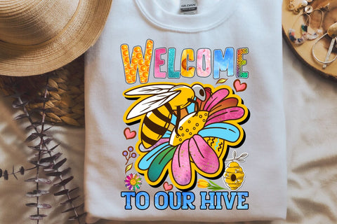 Welcome To Our Hive Sublimation Design,. Welcome To Our Hive Sublimation PNG , Bee Kind Sublimation Design, Bee Kind Sublimation PNG,Honey Sublimation Design,Bee Gnome Sublimation Design,Bee Sublimation Quotes Sublimation Insomnia Std 