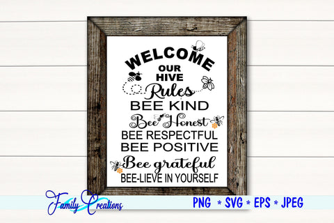 Welcome To Our Hive SVG Family Creations 