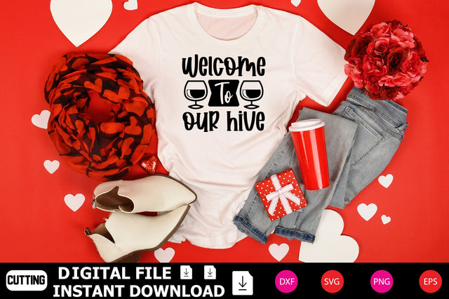 Welcome To Our Hive SVG Shahin alam 