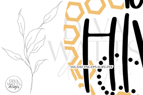 Welcome To Our Hive SVG | Spring Bee Round Design SVG Diva Watts Designs 