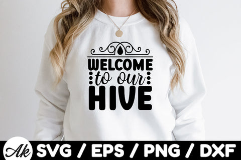 Welcome to our hive svg SVG akazaddesign 