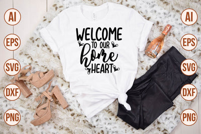 Welcome to Our Home Heart svg SVG shah alam 