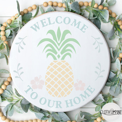 Welcome To Our Home SVG Cloth and Pine Designs 