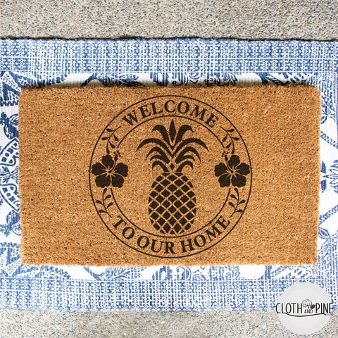 Welcome To Our Home SVG Cloth and Pine Designs 