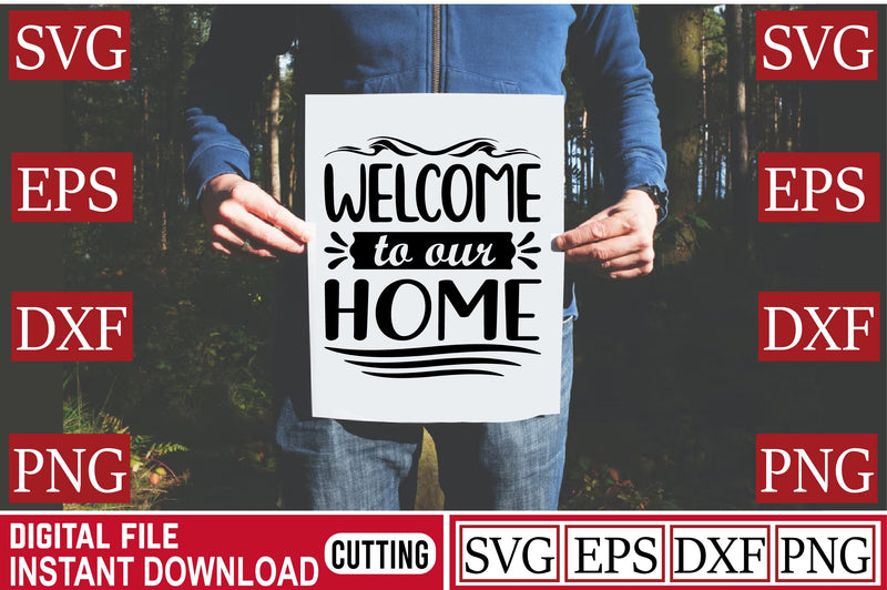 welcome to our home SVG Craftlabsvg24 
