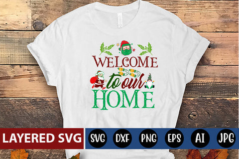 welcome to our home SVG cute file SVG Blessedprint 