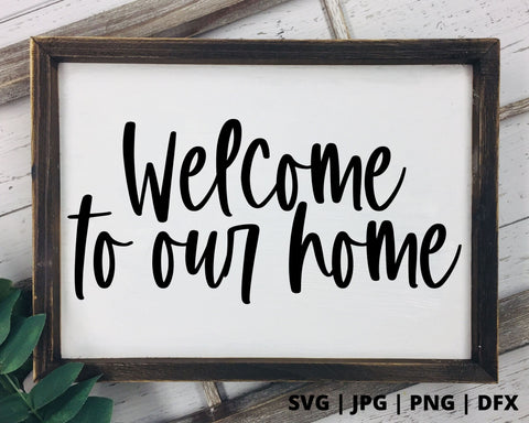 Welcome to our home SVG Good Morning Chaos 