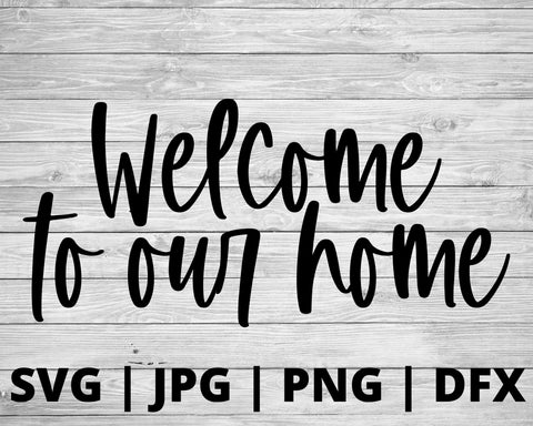 Welcome to our home SVG Good Morning Chaos 