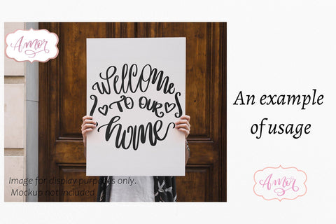 Welcome to our home SVG SVG Amorclipart 