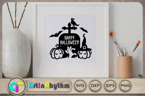 Welcome to our Hunted House, Happy Halloween Porch Sign SVG Artinrhythm shop 