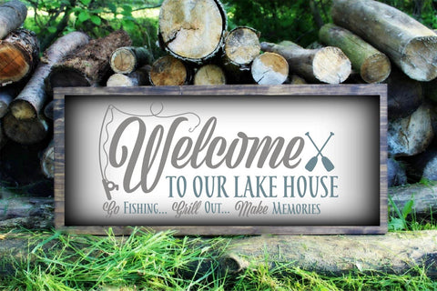 Welcome To Our Lake House SVG Morgan Day Designs 