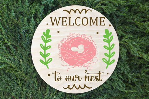 Welcome to our nest SVG Design SVG Regulrcrative 