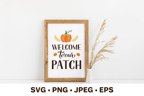 Welcome to our patch lettering. Autumn Quote SVG Cut File SVG LaBelezoka 