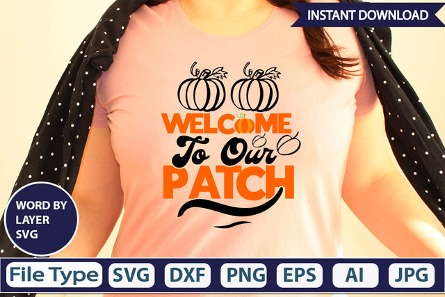 Welcome To Our Patch SVG Cut File SVG DesignPlante 503 