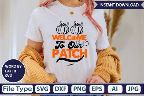 Welcome To Our Patch SVG Cut File SVG DesignPlante 503 